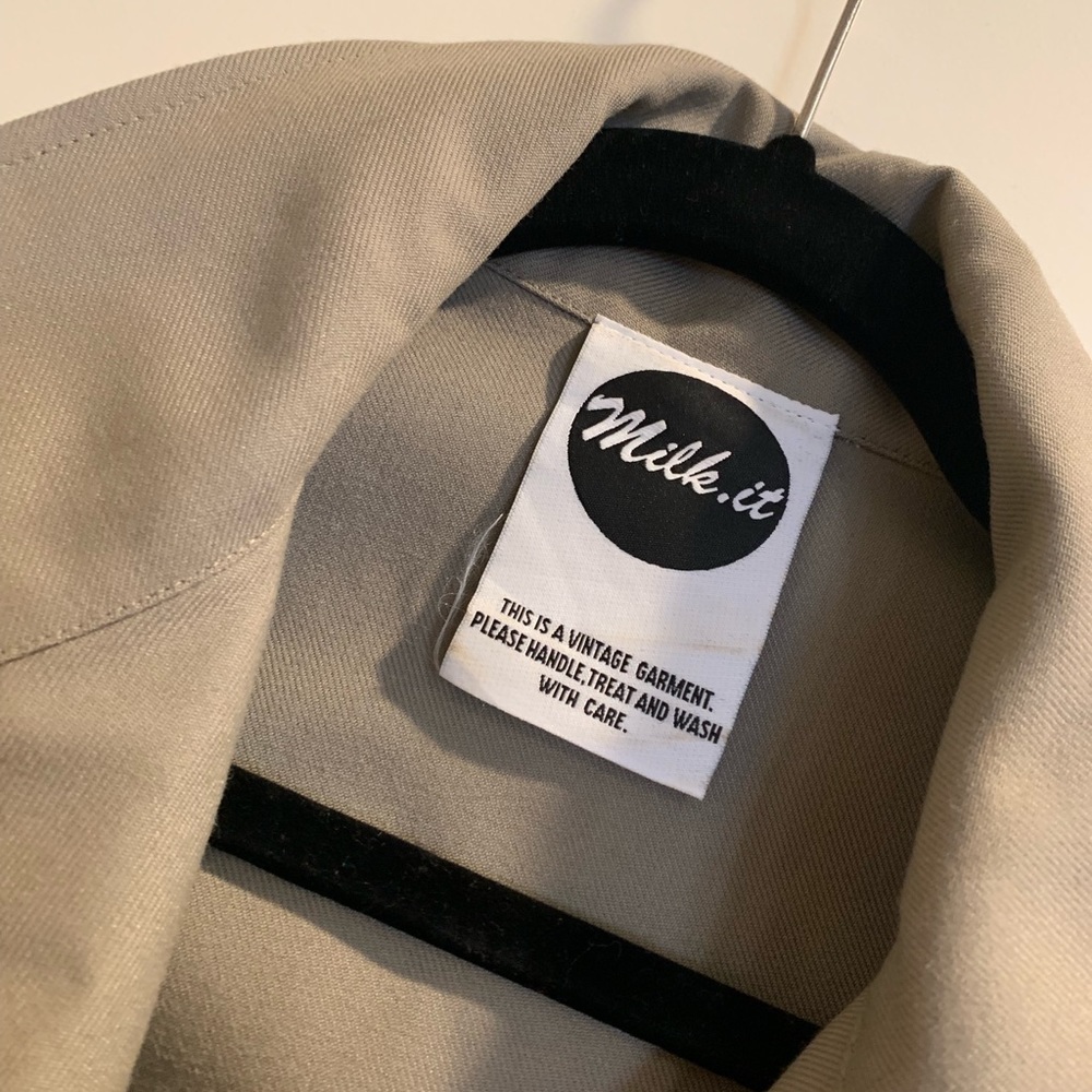 Milk It Vintage Lace Up Military Jacket - Picture 6 of 8